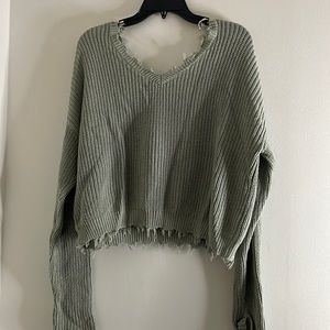 sage sweater